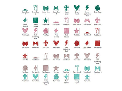 Valentine's Day Faux Yarn PNG Clipart Bundle: Hand Drawn