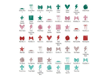 Valentine's Day Faux Yarn PNG Clipart Bundle: Hand Drawn
