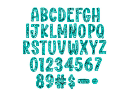 Valentine's Faux Embroidery Sequin Alphabet PNG Bundle, Letter Clipart, Hand Drawn