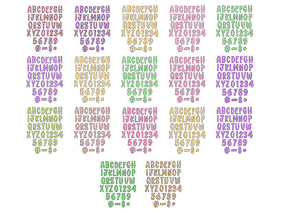 Mardi Gras Alphabet PNG: Hand Drawn Clipart Bundle (Digital Download)