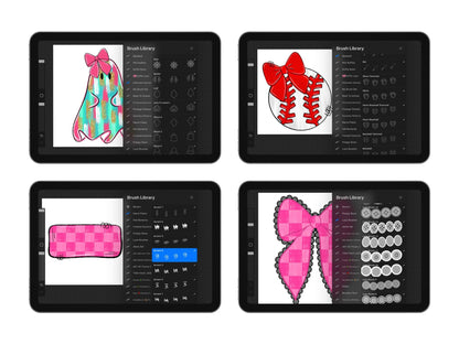 Procreate Stamps and Brushes Drive: Lifetime Access, Commercial Use (Digital Download)