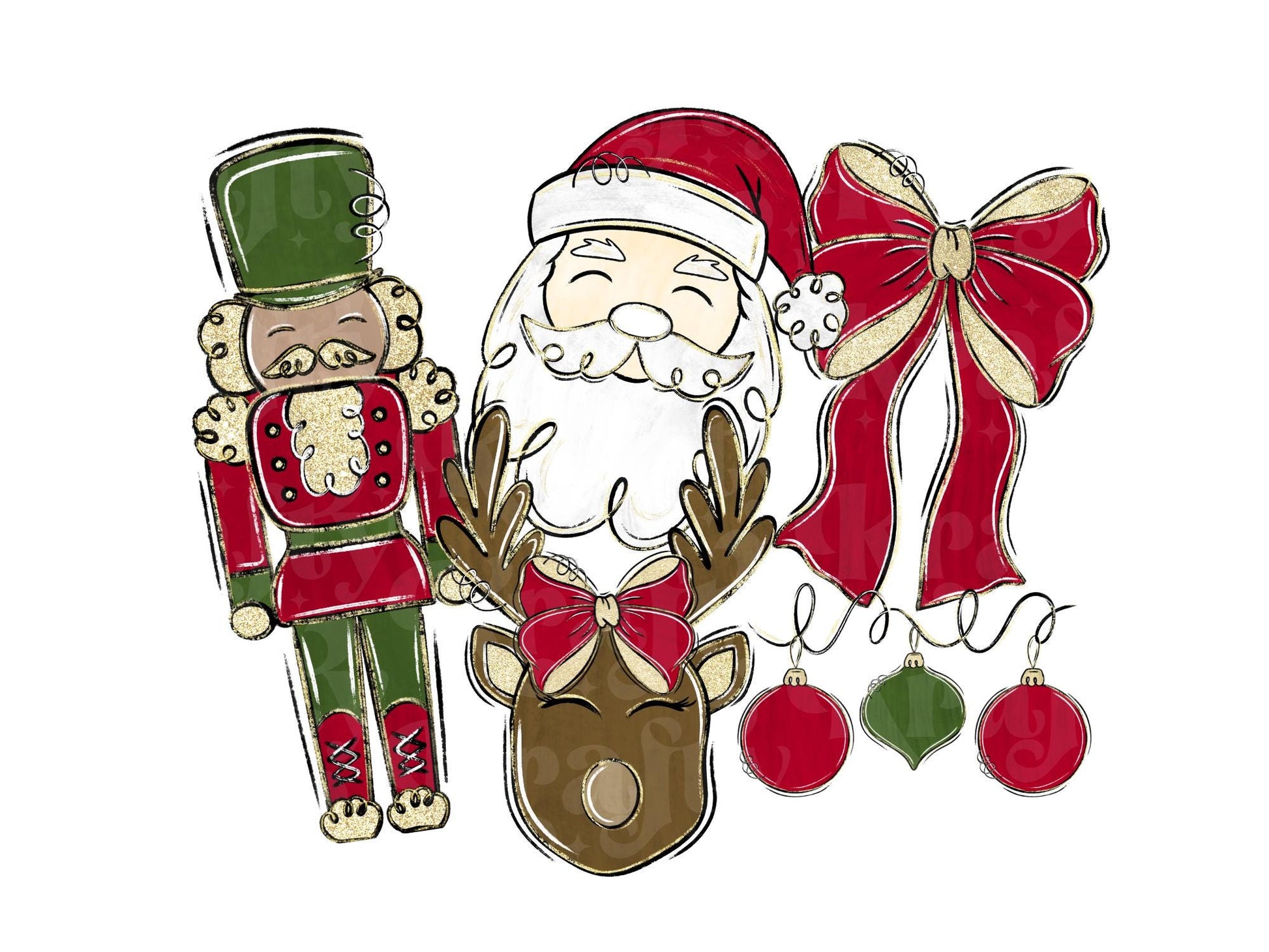 Hand Drawn Clipart Google Drive: Lifetime Access, Commercial Use (Digital Download)