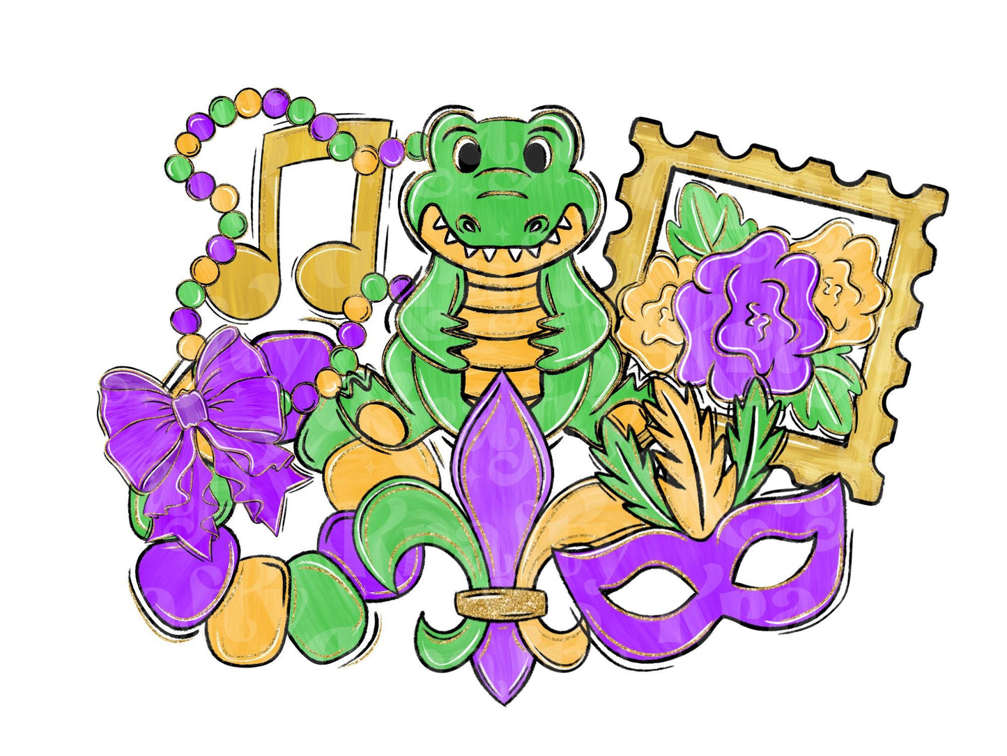 Hand Drawn Clipart Google Drive: Lifetime Access, Commercial Use (Digital Download)
