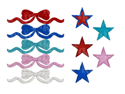 Patriotic Paint Alpha Set PNG, USA Alphabet Clipart, 4th of July Letters, Red White Blue Digital Alpha, Painted Clipart