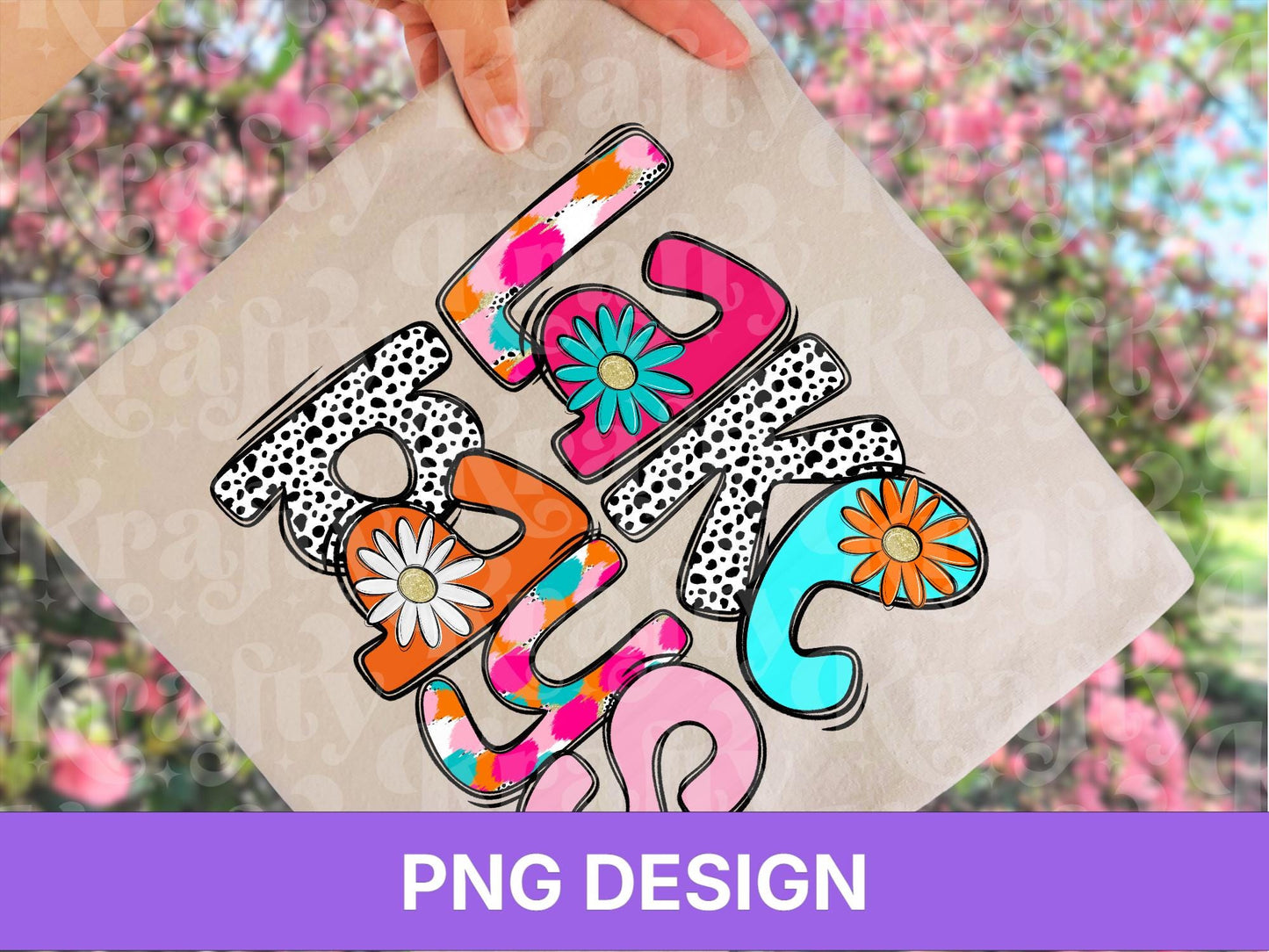 Preppy Lake Days PNG Design: Retro Floral Sublimation (Digital File)