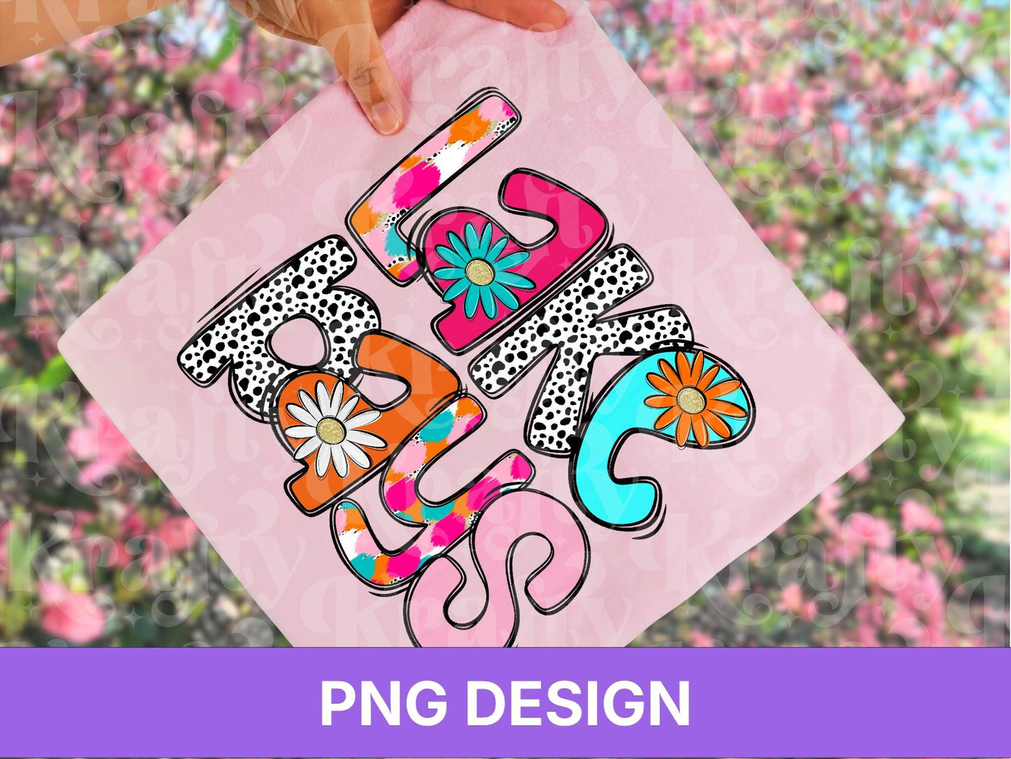 Preppy Lake Days PNG Design: Retro Floral Sublimation (Digital File)