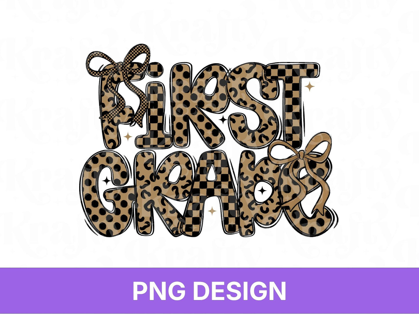 School Checkered PNG Bundle: Back to School Sublimation Designs (Digital File)