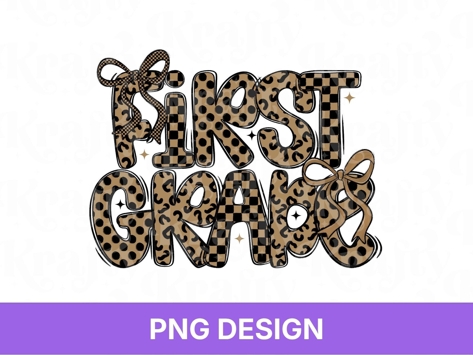 School Checkered PNG Bundle: Back to School Sublimation Designs (Digital File)