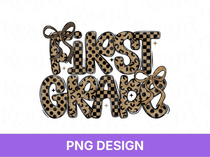 School Checkered PNG Bundle: Back to School Sublimation Designs (Digital File)