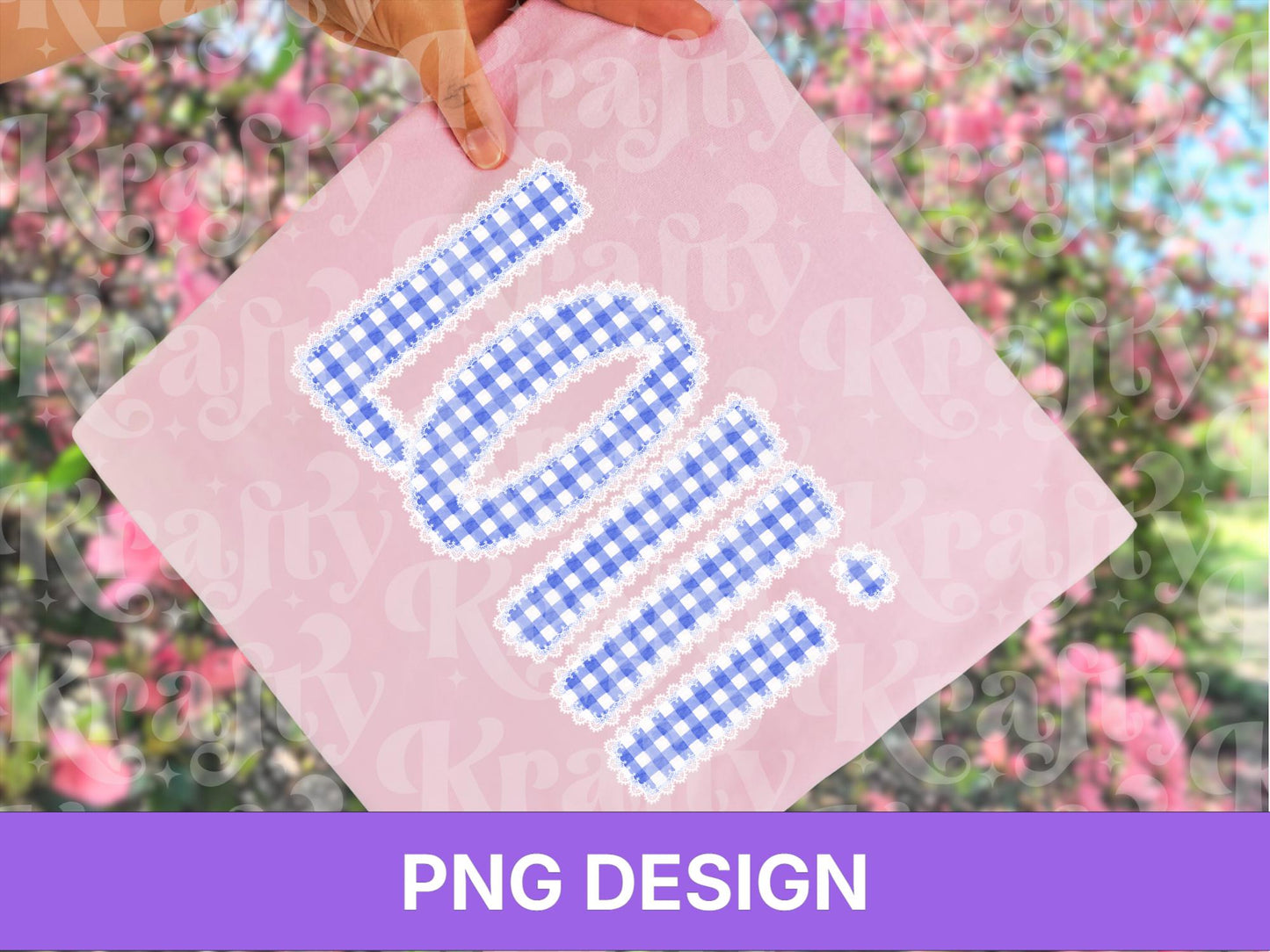 Gingham Lace Coquette PNG Bundle: Preppy Shirt Design (Digital File)