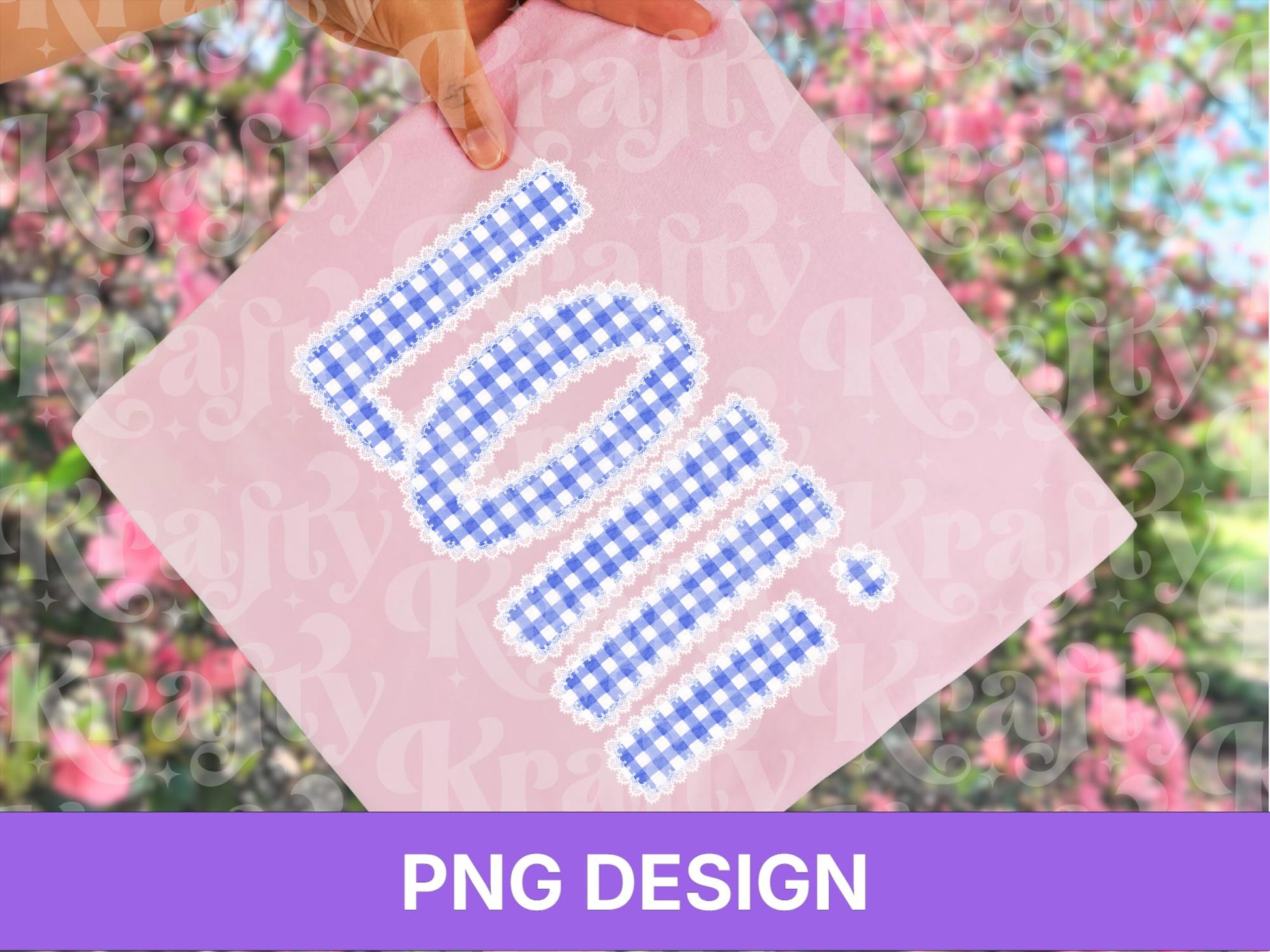 Gingham Lace Coquette PNG Bundle: Preppy Shirt Design (Digital File)