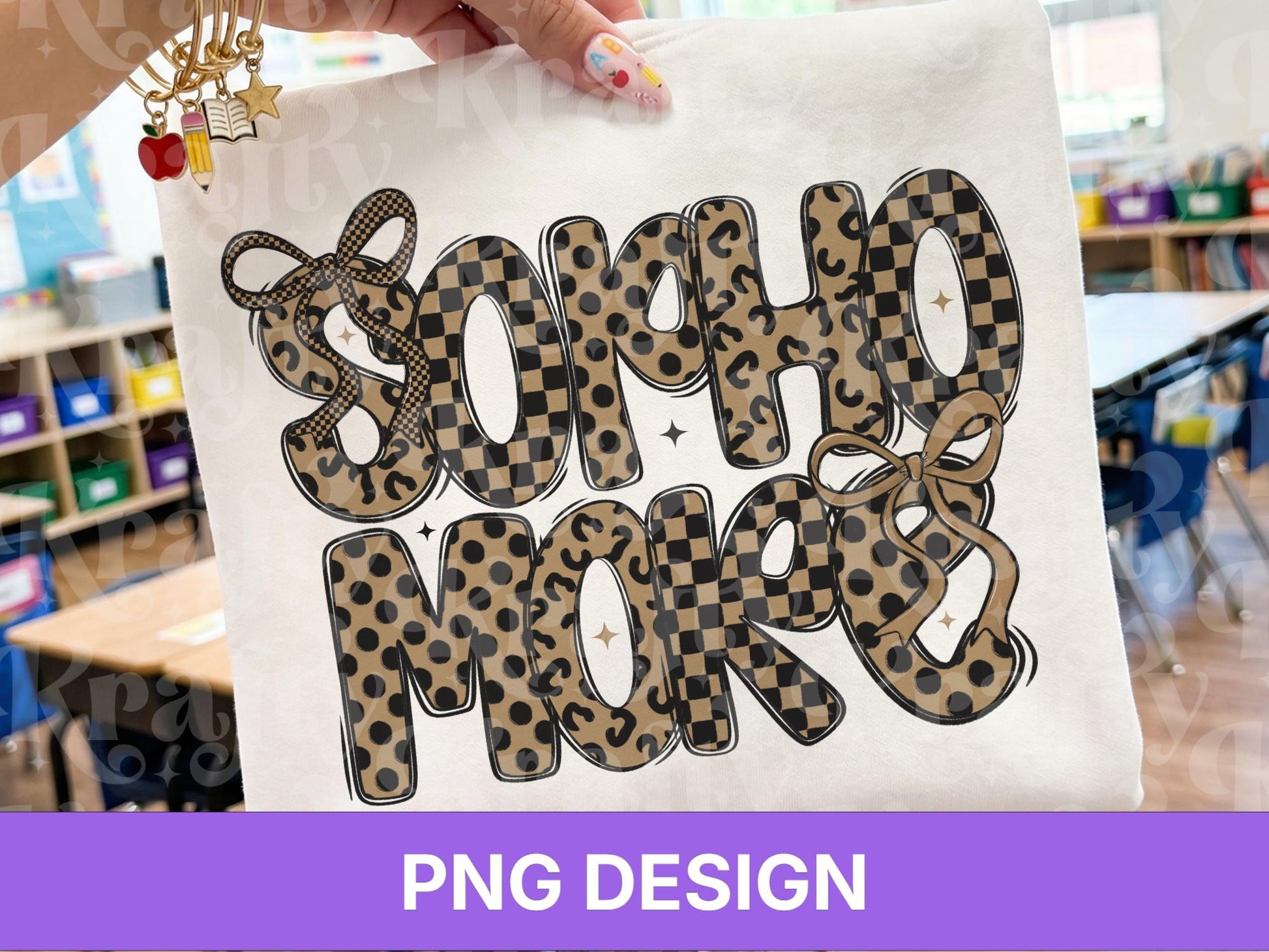 Sophomore PNG, Leopard Checkered Bow School Shirt Design, First Day of School Sublimation, Preppy Teacher Student Graphic