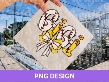 Gigi of Both PNG, Baseball Softball Shirt Design: Sports Clipart, Coquette Bow, Game Day