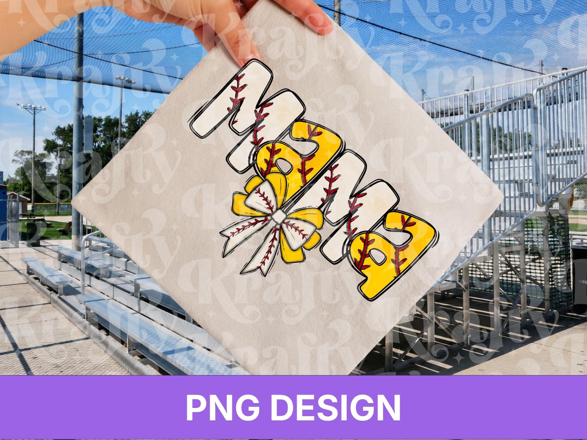 Mama of Both PNG, Baseball Softball Shirt Design: Sports Clipart, Coquette Bow, Game Day