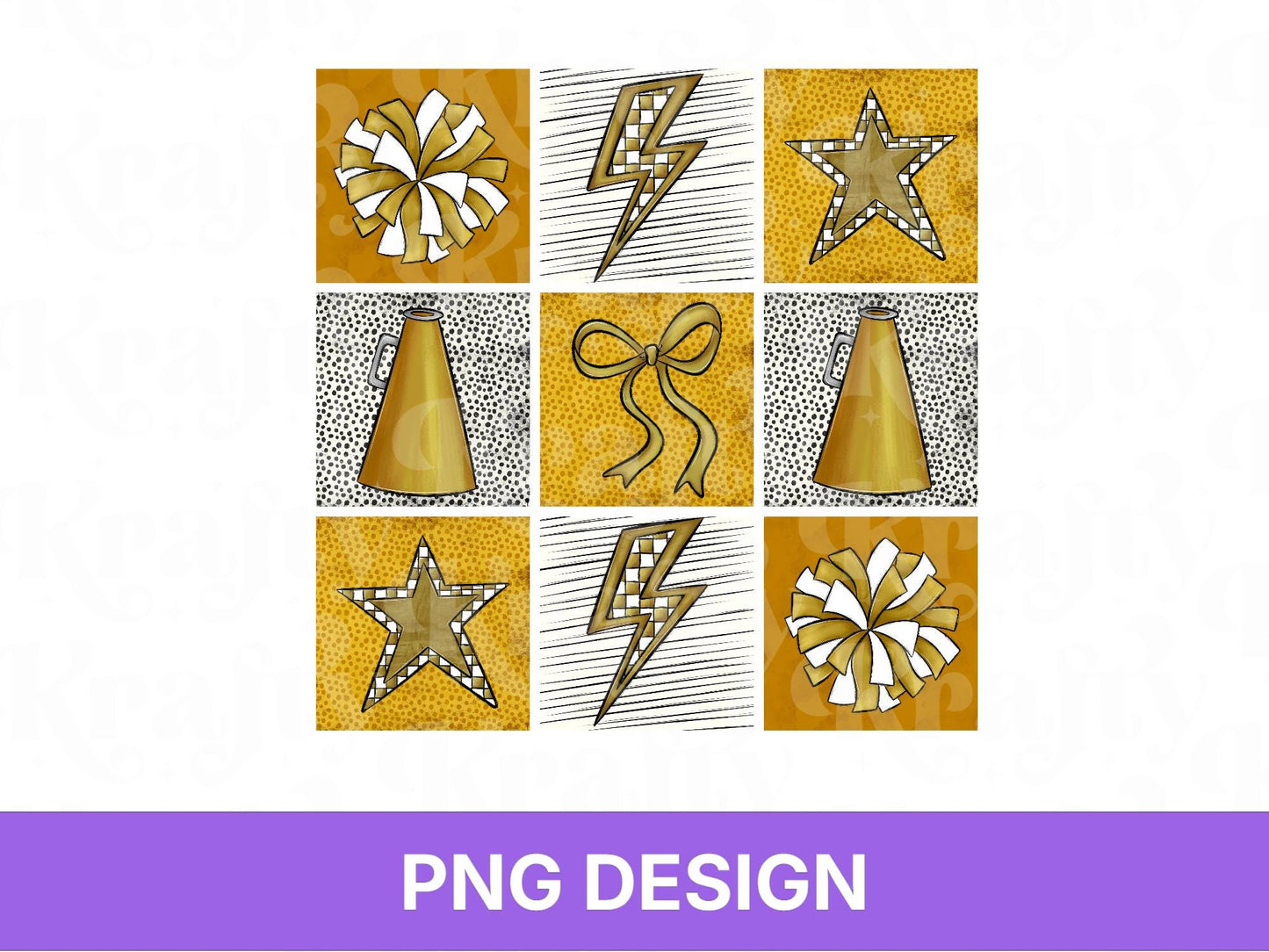 Checkered Cheer PNG Shirt Design: Game Day Sublimation, Coquette Bow, School Spirit,