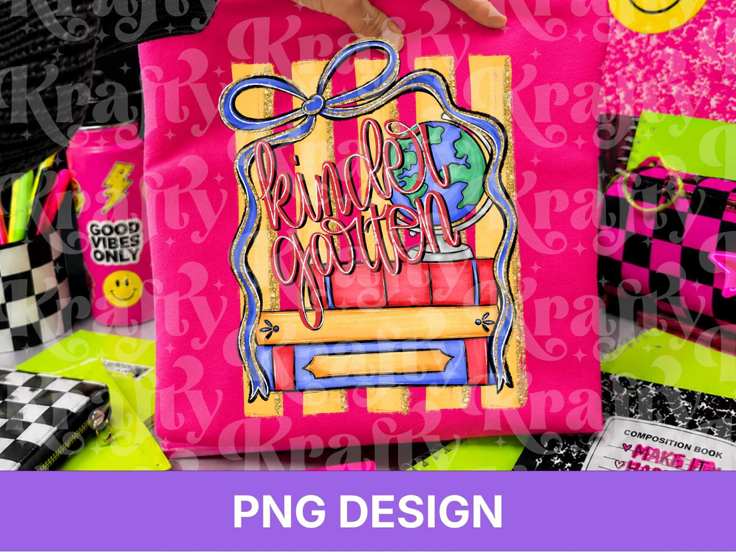 Preppy Striped Back to School PNG, Coquette Teacher Shirt Design, First Day of School, Kindergarten