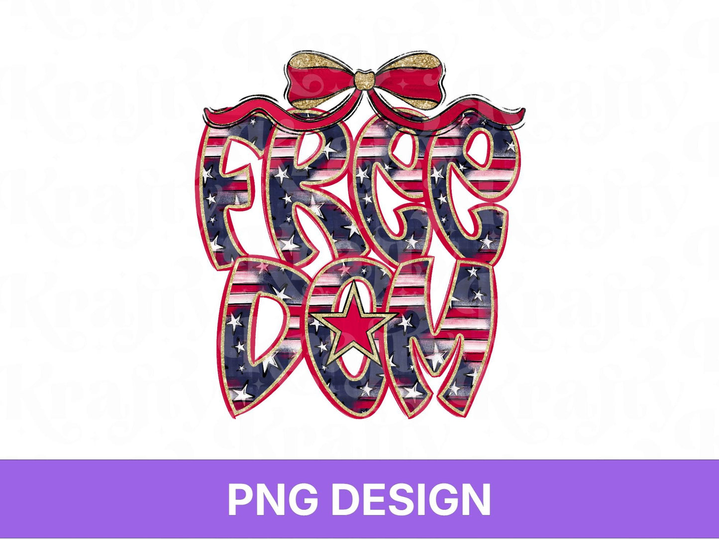 Freedom 250 Anniversary PNG Design: Patriotic 4th of July (Digital File)