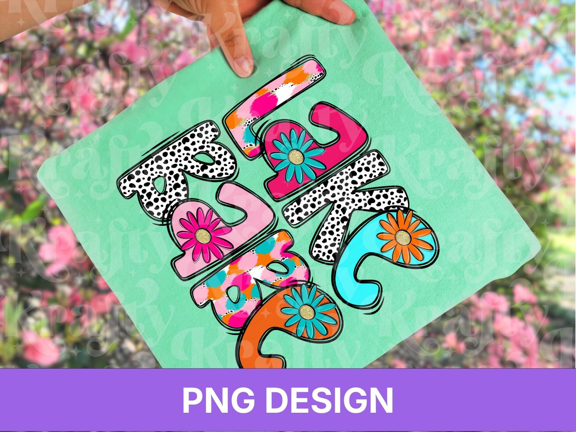 Preppy Lake Babe PNG Design: Floral Retro Sublimation (Digital File)