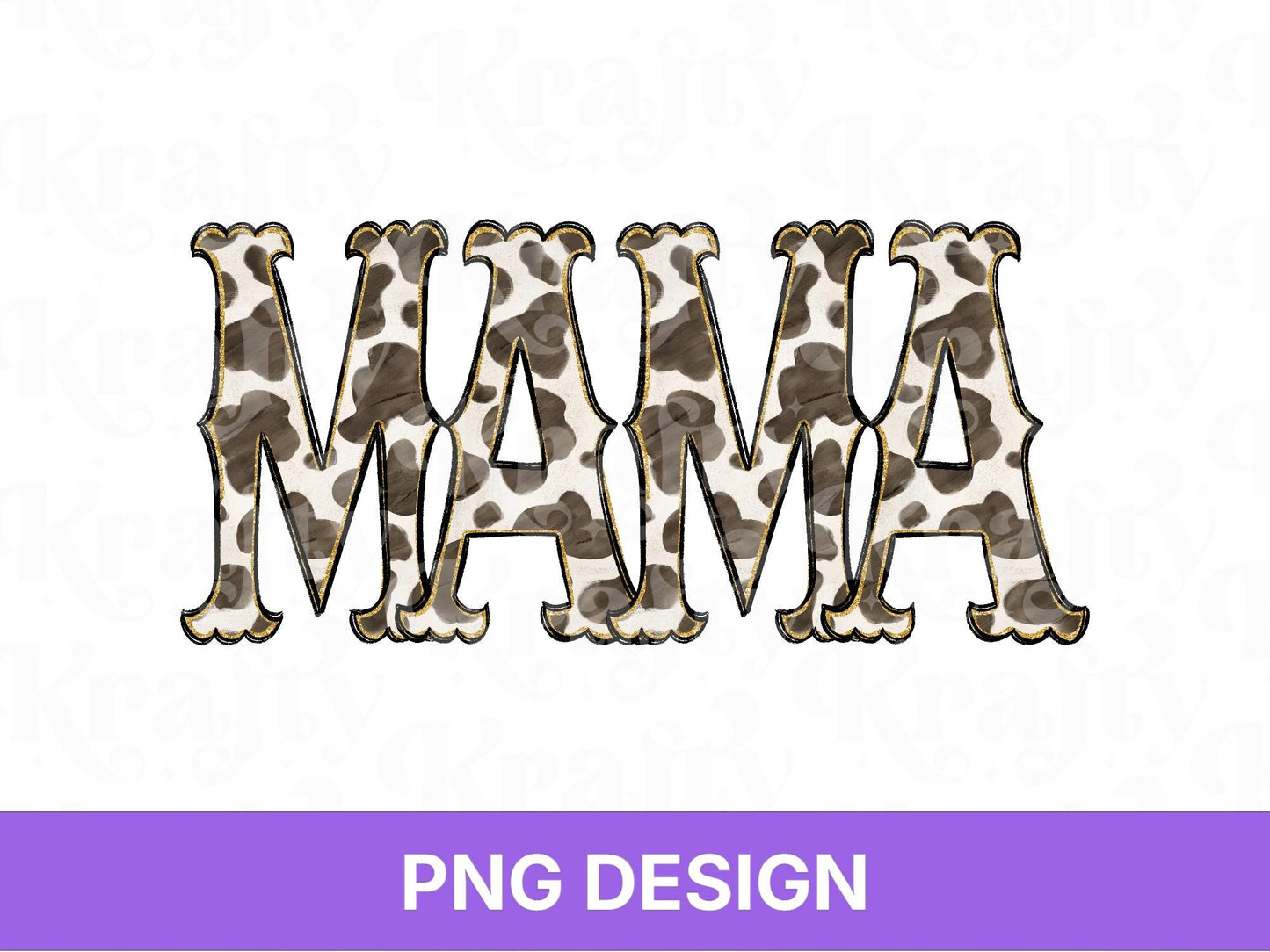 Western Mama PNG, Cowgirl Mom Design, Cute Rodeo Sublimation Graphic, Shirt Design, Cow Print, Hand Drawn