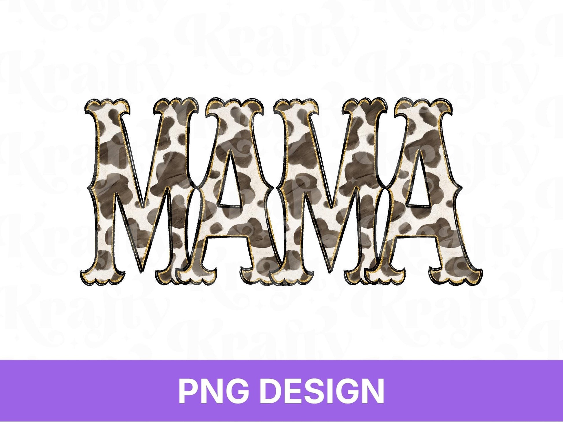 Western Mama PNG, Cowgirl Mom Design, Cute Rodeo Sublimation Graphic, Shirt Design, Cow Print, Hand Drawn