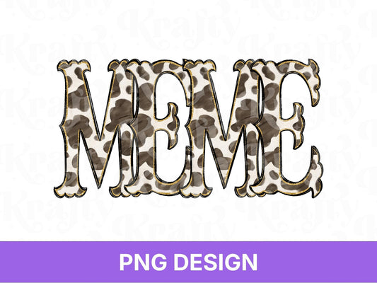 Western Meme PNG, Cowgirl Grandma Design, Cute Rodeo Sublimation Graphic, Shirt Design, Cow Print, Hand Drawn