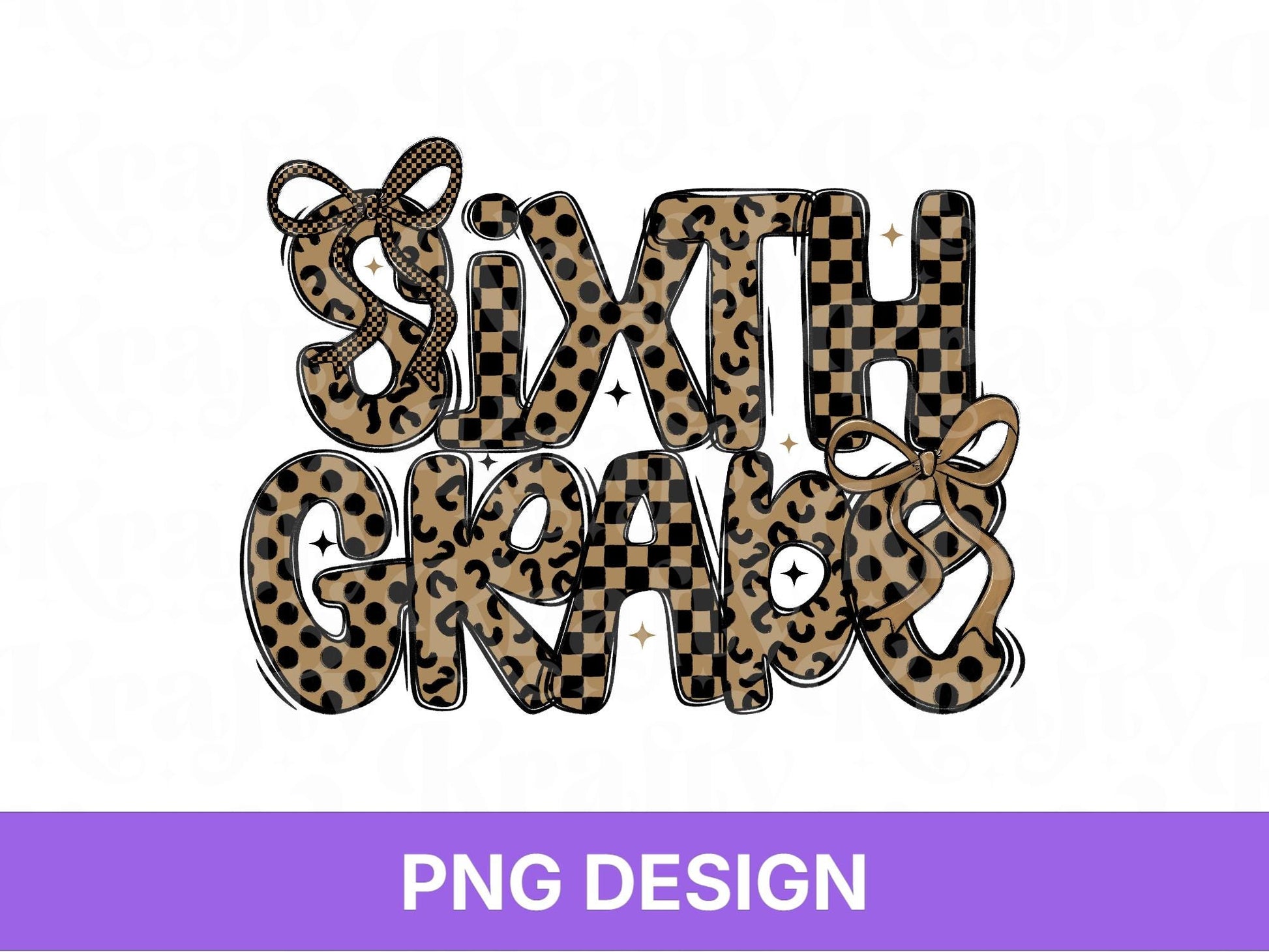 School Checkered PNG Bundle: Back to School Sublimation Designs (Digital File)