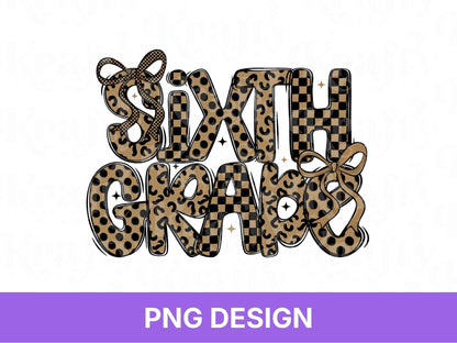 School Checkered PNG Bundle: Back to School Sublimation Designs (Digital File)