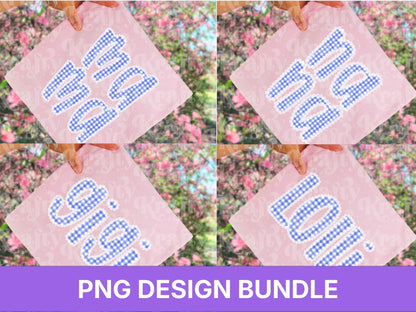 Gingham Lace Coquette PNG Bundle: Preppy Shirt Design (Digital File)