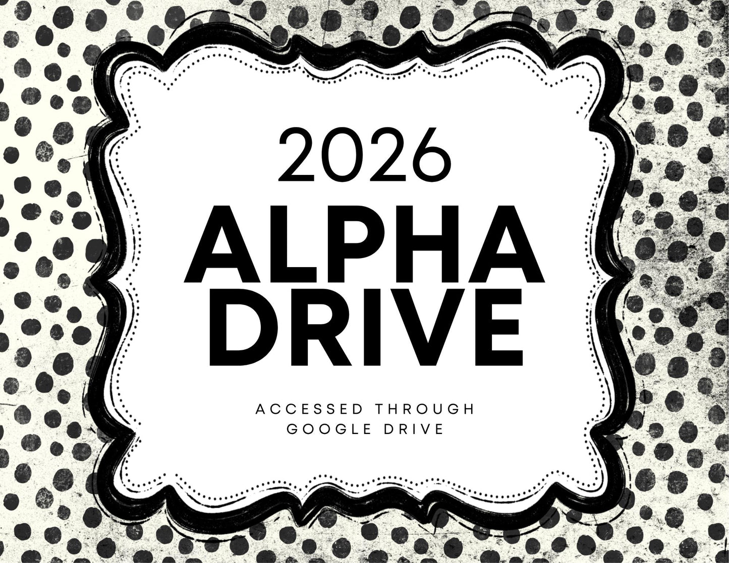 2026 Completed Alphabet Drive, Bundle, Commercial Use