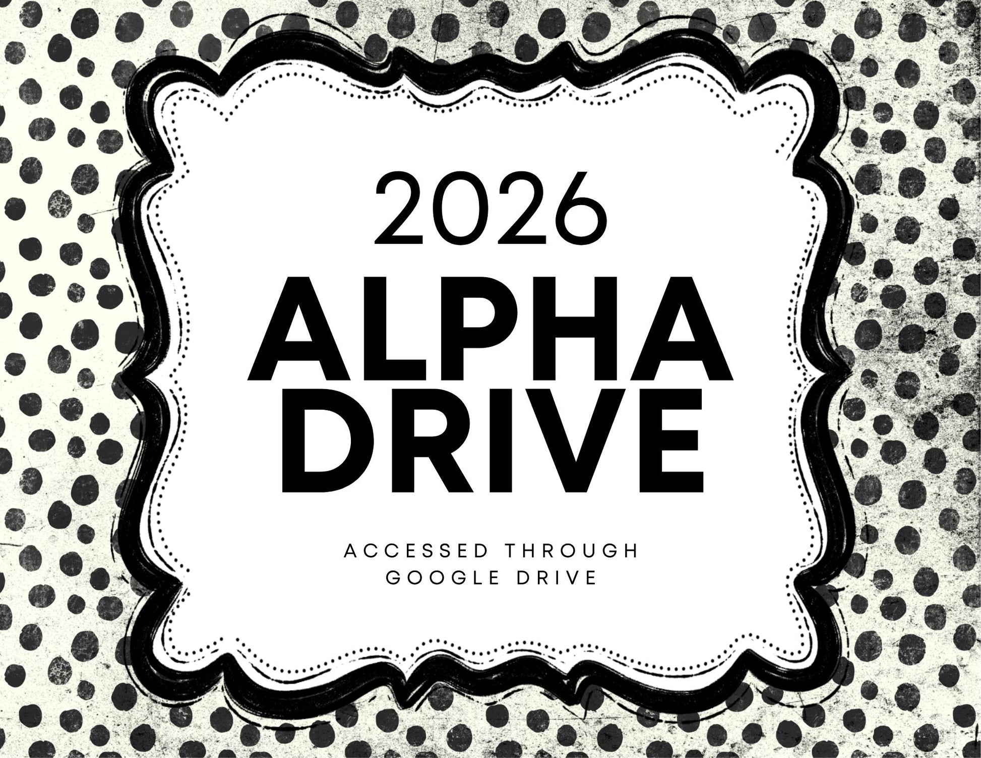 2026 Completed Alphabet Drive, Bundle, Commercial Use