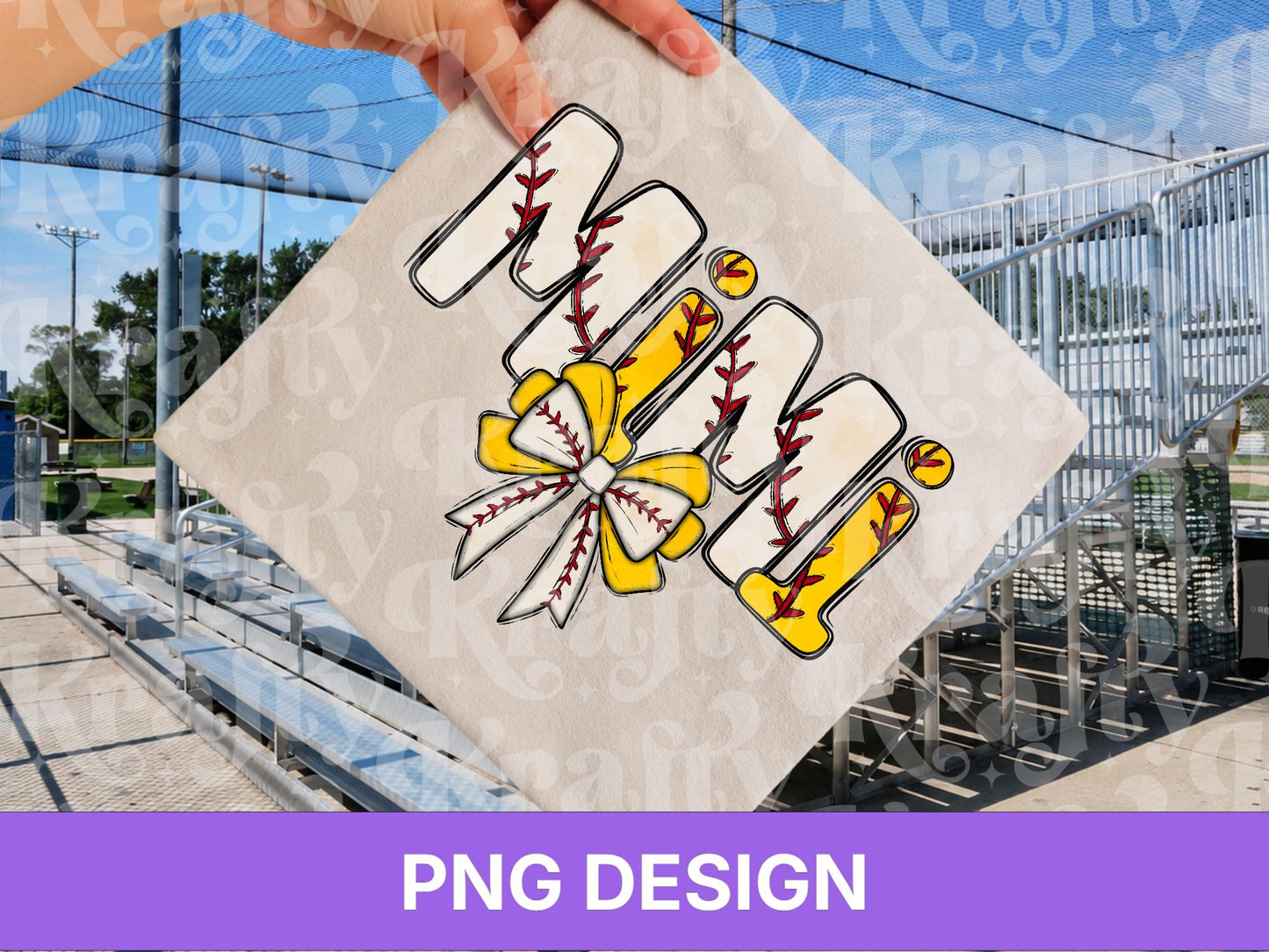 Mimi of Both PNG, Baseball Softball Shirt Design: Sports Clipart, Coquette Bow, Game Day