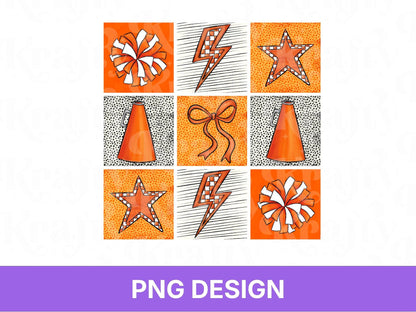 Checkered Cheer PNG Shirt Design: Game Day Sublimation, Coquette Bow, School Spirit, Maroon