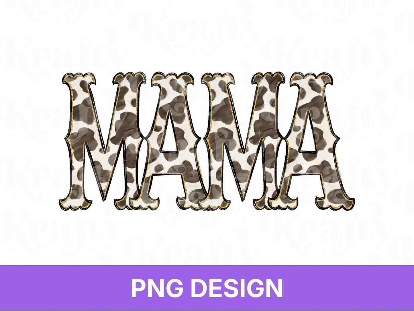 Western Mama PNG, Cowgirl Mom Design, Cute Rodeo Sublimation Graphic, Shirt Design, Cow Print, Hand Drawn