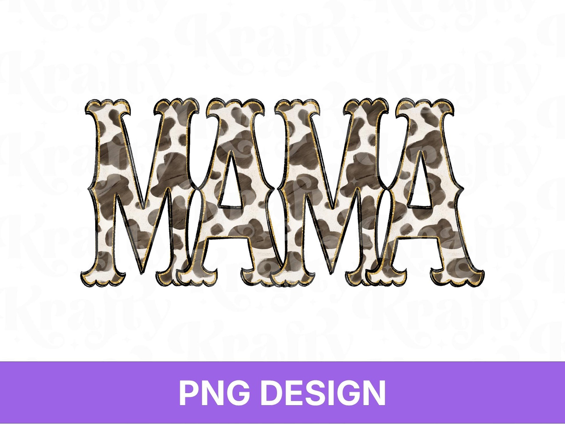 Western Mama PNG, Cowgirl Mom Design, Cute Rodeo Sublimation Graphic, Shirt Design, Cow Print, Hand Drawn