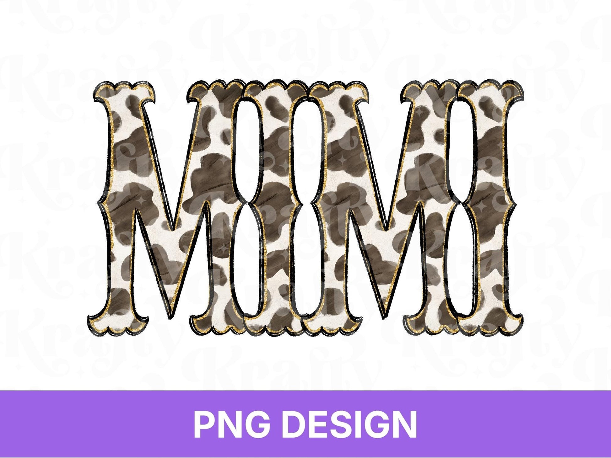 Western Mimi PNG, Cowgirl Grandma Design, Cute Rodeo Sublimation Graphic, Shirt Design, Cow Print, Hand Drawn