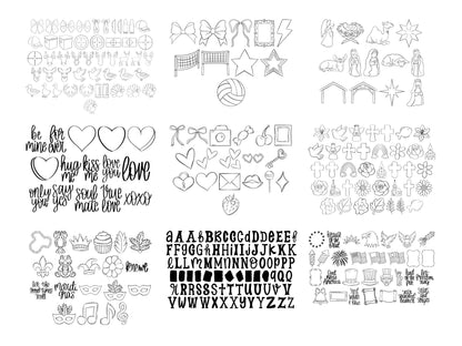 2026 Procreate Stamp Drive, Bundle, Commercial Use