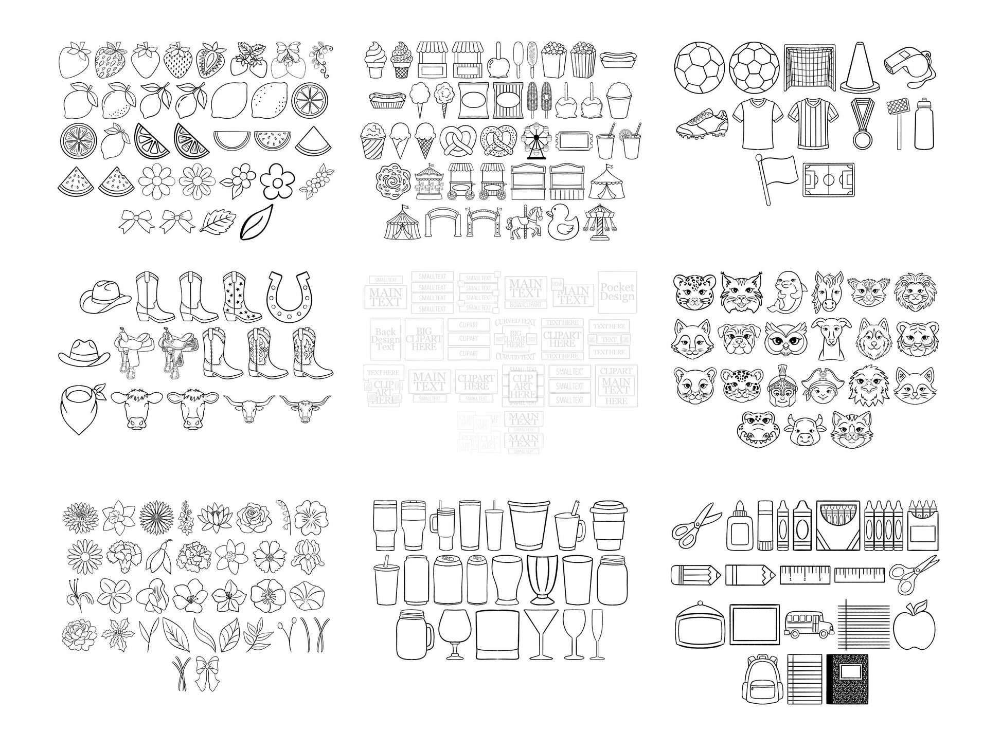 2026 Procreate Stamp Drive, Bundle, Commercial Use