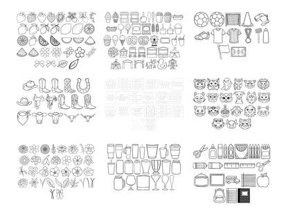 2026 Procreate Stamp Drive, Bundle, Commercial Use