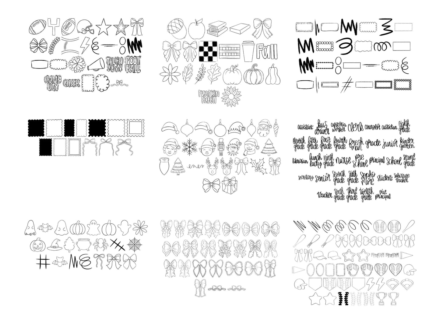 2026 Procreate Stamp Drive, Bundle, Commercial Use
