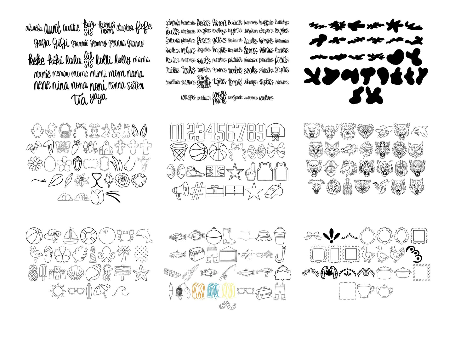 2026 Procreate Stamp Drive, Bundle, Commercial Use