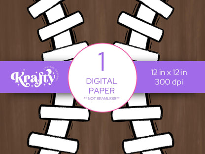 Football Digital Paper Background, Sublimation, Instant Download, School Spirit, Preppy Pattern, Stitches, Brush Strokes