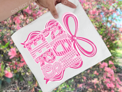 Pink Camo Pioneers Mascot
