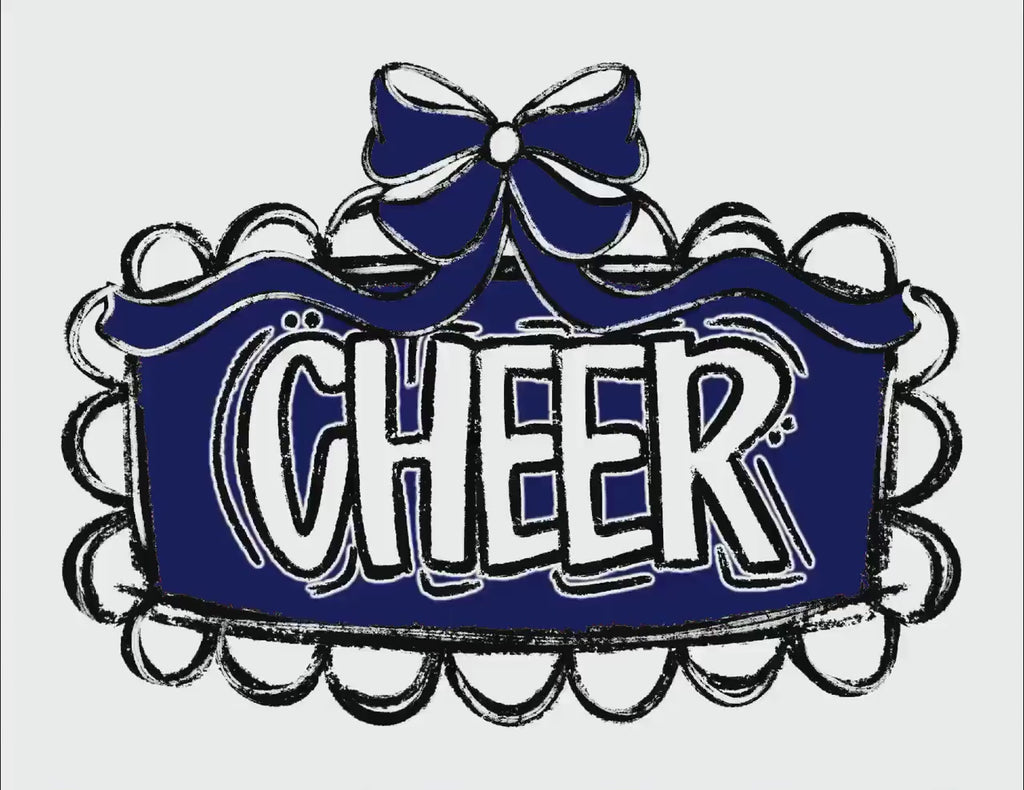 Preppy Football Procreate Stamps, Procreate, Hand Drawn, Coquette Bow, Cheer