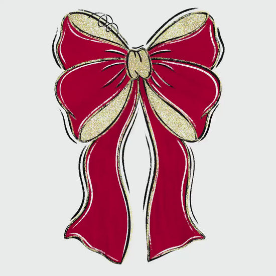 Santa Coquette Christmas PNG Design: Holiday Sublimation Art (Digital File)