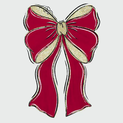 Santa Coquette Christmas PNG Design: Holiday Sublimation Art (Digital File)