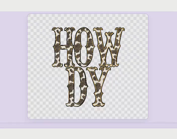 Western Cowhide Alpha Set PNG, Cow Print Alphabet Letters, Glitter Outline, Rodeo Letter Clipart, Cowgirl Alpha Doodle