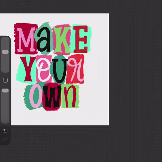 Ransom Alpha  Brush Stamps: Hand Drawn, Commercial Use, Torn Paper