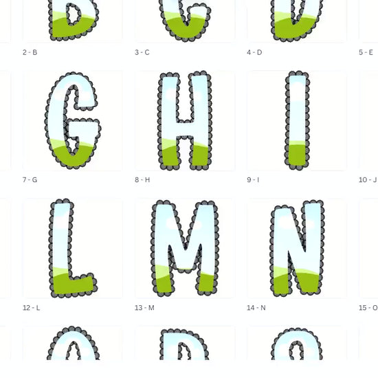 Lace Alpha  Frames: Doodle Letter Alphabet Set PNG