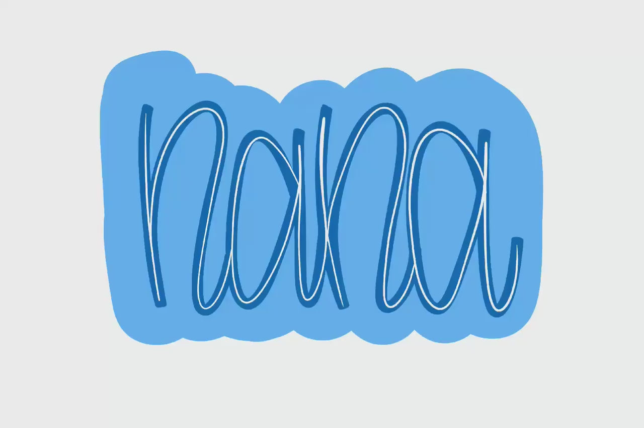 Preppy Doodle Letters PNG Bundle: Mother's Day Design (Digital Download)