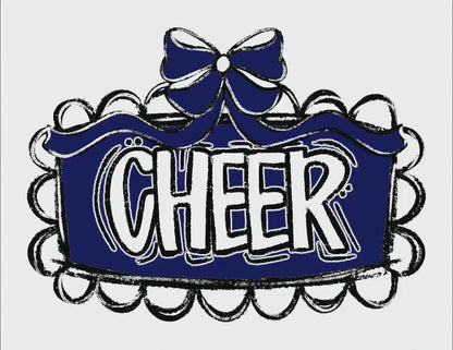 Cheer PNG Bundle: Coquette Bow, Game Day Shirt Design (Digital Download)